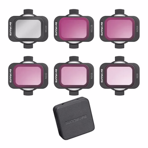 6 filtru komplekts Sunnylife MCUV, ND8/16/34/64/64/128, DJI Avata 2 filtriem
