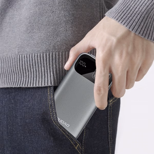 Dudao K31 10000 mAh 22.5W PD внешний аккумулятор со встроенным кабелем - Серый