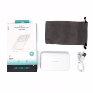 Portatīvais lādētājs Joyroom JR-W020 balts 10000mAh 20W (PD / QC3.0) + Type-C kabelis