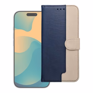Flip case for Xiaomi Redmi NOTE 15 PRO 5G Split Book navy and cream