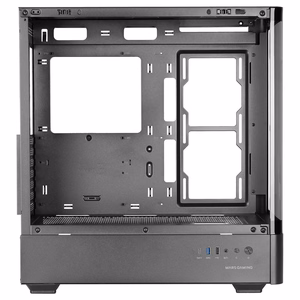 Mars Gaming MCLCDPRO datora korpuss Midi Tower melns