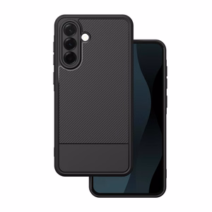Vienkāršs oglekļa apvalks Samsung Galaxy A36 5G melns