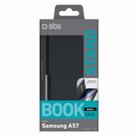 SBS Wallet Smooth maciņš Samsung Galaxy A57 ar atloку - melns