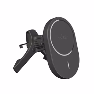 Puro Car Holder with Qi2 Charger, MagSafe Compatible - Black