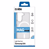 SBS Maciņš Light Mag Protective Maciņš for Samsung Galaxy S26 Ultra saderīgs ar MagSafe - caurspīdīgs