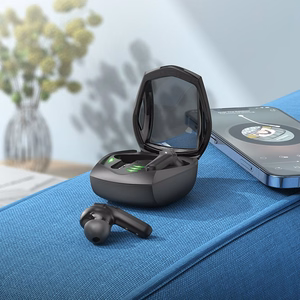 HOCO bezvadu spēļu austiņas Bluetooth TWS EW28 melnas