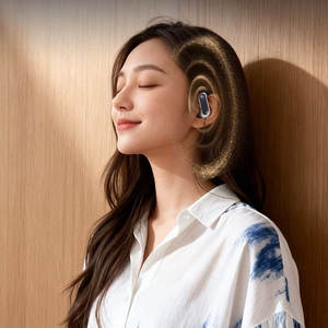 Dudao U17Z Bluetooth 5.3 OWS austiņas ar austiņu āķiem - melnas