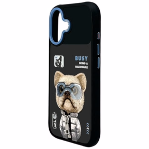 Nimmy Cool&Cute 2.0 nag viedtālruņa apvalks iPhone 17 - melns