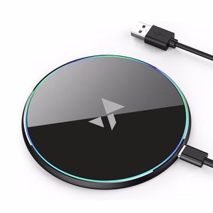 Wozinsky WLI-01Y 15W Qi indukcijas lādētājs ar USB-C kabeli - melns