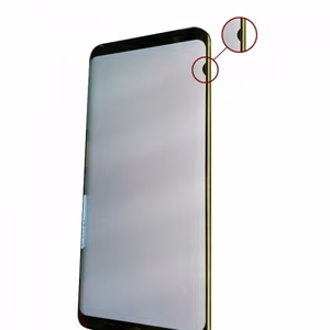 LCD дисплей для Samsung G950 S8 с рамкой / Orchid Gray / (восстановленный: Telemax) (с дефектами 1)