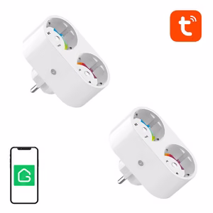 Gosund SP211 dubultā WiFi viedā kontaktligzda, 2 gab. 3500W (divu iepakojums) Tuya