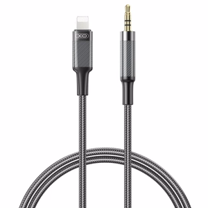 XO audio kabelis NB-R279A Lightning - jack 3,5mm 1,0m melns