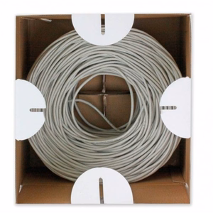 Techly ITP8-RIS-0305LO F/UTP kabelis Cat.5E CCA 305 m, cietāis, āra, melns