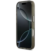 GUESS viedtālruņa apvalks IPHONE 17 Pro Max ar MagSafe saderīgs (IML gradienta ar trijstūra logotipu) - khaki