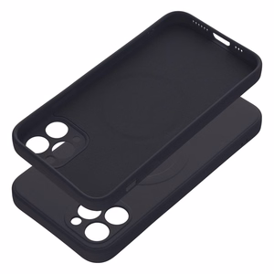 SILICONE MAG COVER viedtālruņa apvalks, saderīgs ar MagSafe, IPHONE 11 Pro melns