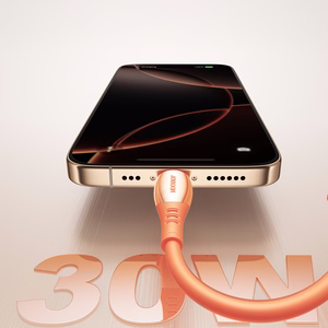 Joyroom S-A59 Vibrant Series 30W USB-C - Lightning kabelis 1.2m - oranžs