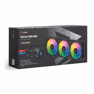 SAVIO VELOX 360 mm CPU šķidruma dzesētājs ar ARGB