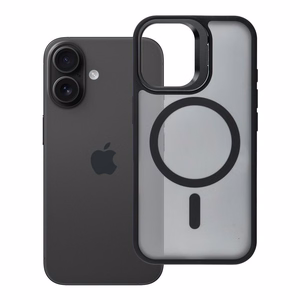 Case for iPhone 17 Forcell F-Protect Shadow Stand Premium compatible with MagSafe black