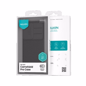 Nillkin CamShield Pro viedtālruņa apvalks Samsung S25+ ar kameras pārsegu - Melns