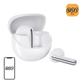 TWS QCY AilyBuds Pro HT10 Austiņas, ANC (baltas)