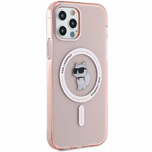 Karl Lagerfeld IML Choupette MagSafe case for iPhone 12/12 Pro - pink