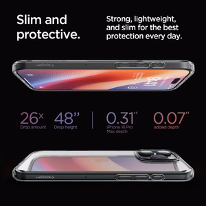 Spigen Ultra Hybrid viedtālruņa apvalks iPhone 16 Pro Max - caurspīdīgs