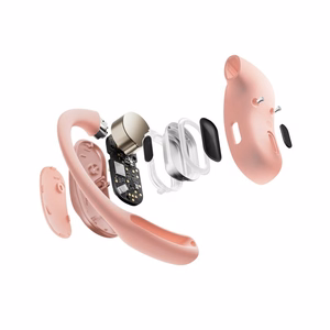 SHOKZ OpenFit Air austiņu komplekts bezvadu auss āķis zvaniem/mūzikai/sportam/ikdienai Bluetooth rozā