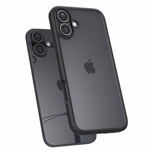Spigen Ultra Hybrid apvalks iPhone 16 – matēta melna