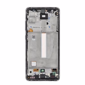 FIXCELL AMOLED LCD displejs ar rāmi SAMSUNG A52 4G/5G, melns (mainīts stikls)