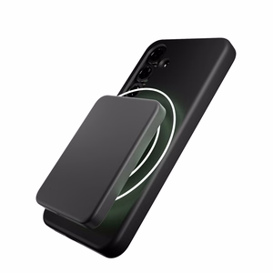 Puro Icon Mag silikona viedtālruņa apvalks ar MagSafe Samsung Galaxy S25+ - melns