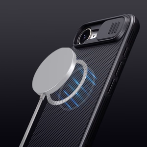 Nillkin CamShield Pro magnētiskais viedtālruņa apvalks iPhone 16e - melns