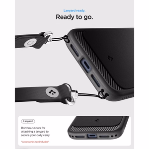 Spigen Rugged Armor MagSafe maciņš iPhone 17 Pro Max / 18 Pro Max, matēti melns