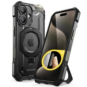 Supcase UB Grip Mag apvalks ar MagSafe iPhone 16 - melns