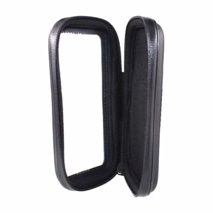 Velosipēdu telefona ūdensizturīgs stiprinājums, universālais telefona turētājs velosipēdiem un motocikliem XL izmēra (maks. telefona izmērs: 165 mm x 80 mm) - melns (bez stūres stiprinājuma)