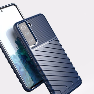 Thunder apvalks viedtālrunim Samsung Galaxy A14 5G silikona bruņu apvalks zils