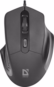 Defender DATUM MB-347 melna optiskā pele 1600dpi 4P