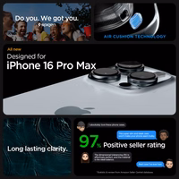 Spigen Ultra Hybrid apvalks iPhone 16 Pro Max - skaidrs