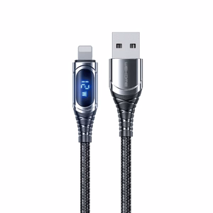 WEKOME WDC-166 Sakin Series USB-A–Lightning uzlādes un datu kabelis, 1 m, 6 A, “Tarnish” krāsā