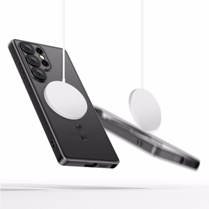 Tech-Protect MagFlex viedtālruņa apvalks Samsung Galaxy S25 Ultra - caurspīdīgs melns