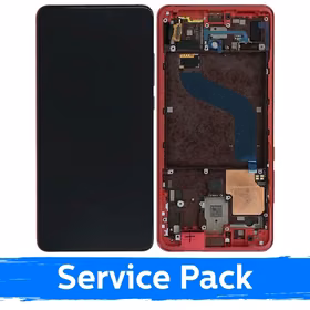 LCD ekrāns saderīgs ar Xiaomi Mi 9T (Mi 9T Pro) ar rāmi Flame Red (service pack)
