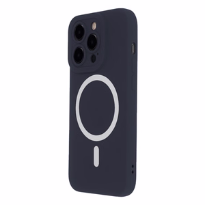 Silicon Soft Mag apvalks iPhone 15 Plus 6,7" tumši zils
