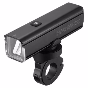 Rockbros 24610002001 priekšējais velosipēda lukturis 1000 lm + USB-C - USB-A kabelis - melns