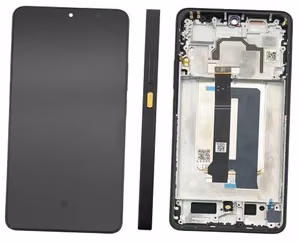 LCD screen Xiaomi Poco X6 Pro 5G ar touch screen ar frame Dzeltens original (service pack)