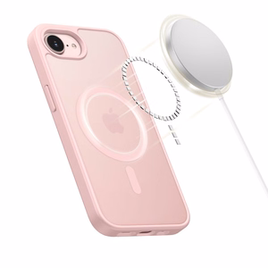 Tech-Protect BasicMag MagSafe maciņš iPhone 16e / 17e matēts maigi rozā