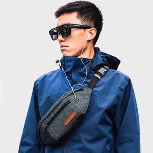 Rockbros H33 velosipēdista jostas soma 1.5L - pelēka