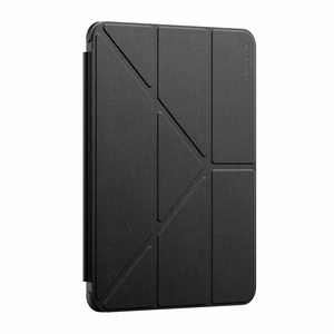 AmazingThing Titan Pro maciņš iPad A16 11" ar 720° rotējamu statīvu un irbuļa turētāju, melns