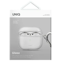 Uniq Glase apvalks AirPods 4 - caurspīdīgs