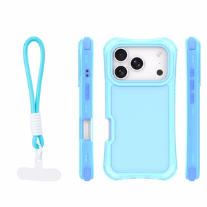 Safepop чехол с ремешком для iPhone 17 Pro Max 6,9" синий