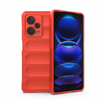 Viedtālruņa apvalks Magic Shield Xiaomi Redmi Note 12 Pro+ elastīgs aizsargs - sarkans