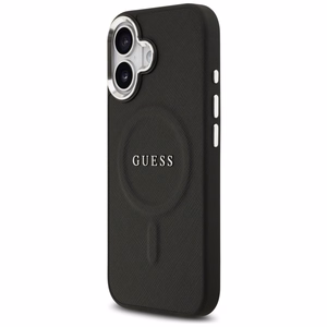 Guess klasiskā logotipa magnētiskais vāciņš iPhone 17 – melns